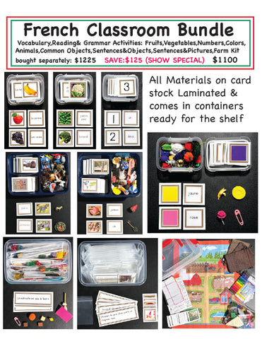 FRENCH CLASSROOM BUNDLE