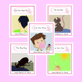 CLASSROOM SET#A  SET of 50 LEVEL 1 (PINK BORDER)