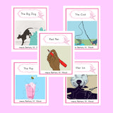 CLASSROOM SET#A  SET of 50 LEVEL 1 (PINK BORDER)