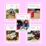 CLASSROOM SET#A  SET of 50 LEVEL 1 (PINK BORDER)