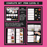 COMPLETE SET LEVEL 1 (PINK MATERIALS)