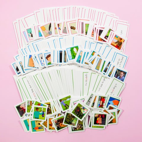 CLASSROOM PICTURE CARDS LEVEL 2 (SET 2) Pink,Blue,Green