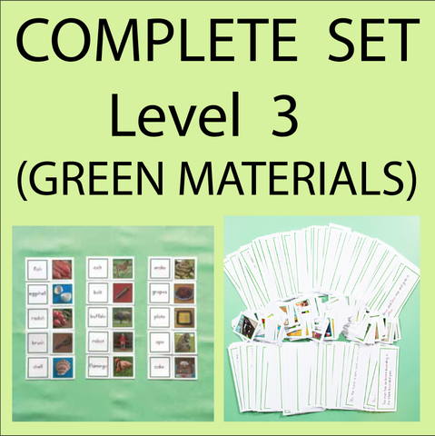 COMPLETE SET LEVEL 3 (GREEN MATERIALS)