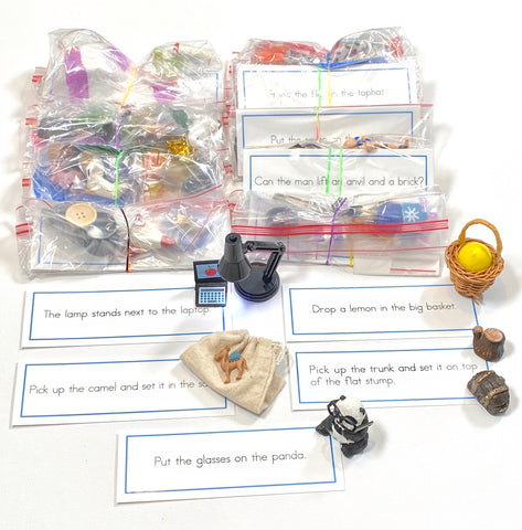 BLUE SENTENCES with OBJECTS