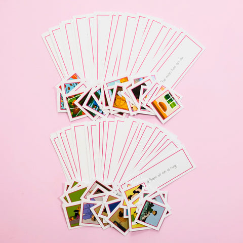 PINK PICTURE CARDS -LEVEL 2 (SET 1)