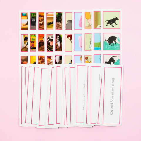 PINK PICTURE STRIPS - LEVEL 2 (SET 2)