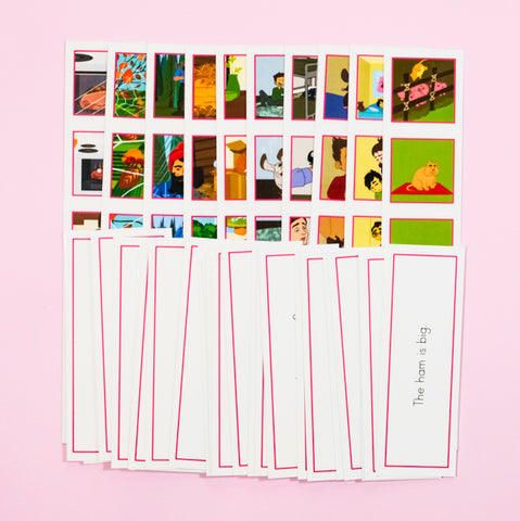 PINK PICTURE STRIPS - LEVEL 2 (SET 1)