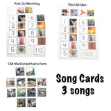 SONG CARDS - Interchange Pictures for 3 songs